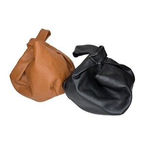 The Drop Womens Avalon Small Tote Bag Black n Tan Two Purses Casual